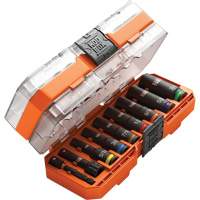 KNECT Drive Socket Set, 9 Pcs, Impact, 3/8" Drive Size, Deep EastCoast Offshore Supplies