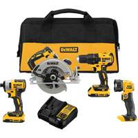 MAX* Cordless Brushless 4-Tool Combo Kit (2.0Ah), 20 V EastCoast Offshore Supplies