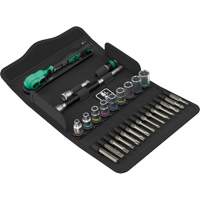 Jeu de cl&eacute; &agrave; cliquet SA 15 Zyklop Comfort avec levier dinversion, 28 Mcx, Prise de 1/4" EastCoast Offshore Supplies