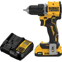 ATOMIC COMPACT SERIES Brushless Cordless Drill/Driver Kit, Lithium-Ion, 20 V, 1/2" Chuck EastCoast Offshore Supplies