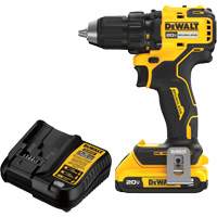 Brushless Cordless Drill/Driver Kit, Lithium-Ion, 20 V, 1/2" Chuck EastCoast Offshore Supplies