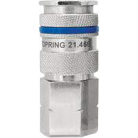 QUIKSILVER Industrial Quick Coupler, Nickel Plated Brass, 3/8", Female NPT, 435 PSI EastCoast Offshore Supplies
