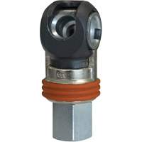 TOPQUIK SC Industrial Swing Quick Coupler, Nickel-Plated Steel, 3/8", Female NPT, 360 PSI EastCoast Offshore Supplies