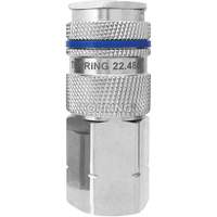 QUIKSILVER Industrial Quick Coupler, Nickel Plated Brass, 1/2", Female NPT, 500 psi EastCoast Offshore Supplies