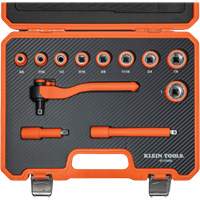 Insulated Ratchet & Socket Set with Case, 1000 V, 12 Pcs EastCoast Offshore Supplies