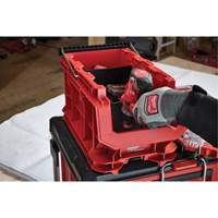 PACKOUT Compact Crate, 15-1/2" x 9-1/2" x 8-3/4", Black/Red EastCoast Offshore Supplies