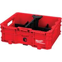PACKOUT Low-Profile Crate, 15" x 18-5/8" x 6-5/8", Black/Red EastCoast Offshore Supplies
