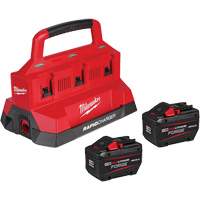 Ensemble de d&eacute;marrage M18 Forge avec 2 bloc-piles et chargeur rapide &agrave; six baies, Lithium-ion, 18 V, 12 Ah EastCoast Offshore Supplies
