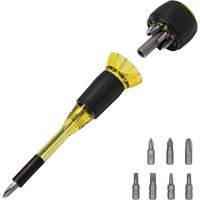 Tournevis 8-en-1 Tru-Grip avec raccourci, 6-57/100" lo, Prise Plastique EastCoast Offshore Supplies