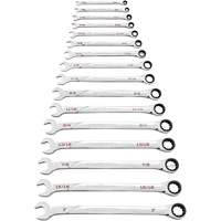 120XP Universal Spline XL SAE Wrench Set, Ratcheting Combination, 16 Pieces, Imperial EastCoast Offshore Supplies