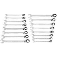 90-Tooth 12-Point Reversible Wrench Set, Ratcheting Box, 16 Pieces, Metric EastCoast Offshore Supplies