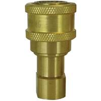 Hydraulic Quick Coupler - Brass Manual Coupler, Brass/Stainless Steel EastCoast Offshore Supplies