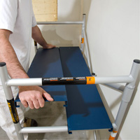 Mobile Work Scaffolding - Mini Scaffoldings, Aluminum Frame, 42" D x 48-1/2" H EastCoast Offshore Supplies