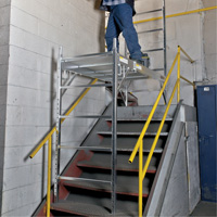 Mobile Work Scaffolding - Maxi Square Scaffolding, Aluminum Frame, 74" D x 75" H EastCoast Offshore Supplies