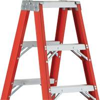 6600 AA Series Industrial Extra Heavy-Duty 2-Way Stepladders, Fibreglass, 375 lbs. Capacity, 4' EastCoast Offshore Supplies