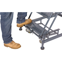 Weight Actuated Lockstep Rolling Ladders, 6 Steps, 24" Step Width, 60" Platform Height, Steel EastCoast Offshore Supplies
