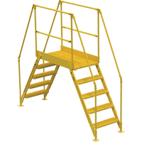 Crossover Ladder, 103-1/2" Overall Span, 50" H x 48" D, 24" Step Width EastCoast Offshore Supplies