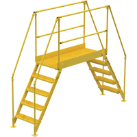 Crossover Ladder, 115-1/2" Overall Span, 50" H x 60" D, 24" Step Width EastCoast Offshore Supplies