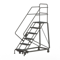 Heavy Duty Safety Slope Ladder, 6 Steps, Perforated, 50° Incline, 60" High EastCoast Offshore Supplies