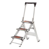 Safety Stepladder with Bar & Tray, 2.2', Aluminum, 300 lbs. Capacity, Type 1A EastCoast Offshore Supplies