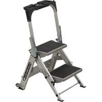 Tilt & Roll Step Stool Ladder, 2 Steps, 23" x 21" x 34.50" High EastCoast Offshore Supplies