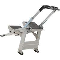 Tilt & Roll Step Stool Ladder, 2 Steps, 23" x 21" x 34.50" High EastCoast Offshore Supplies