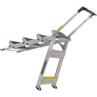 Tilt & Roll Step Stool Ladder, 4 Steps, 44.25" x 22.13" x 59" High EastCoast Offshore Supplies