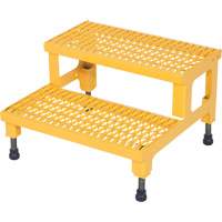 Adjustable Step-Mate Stand, 2 Step(s), 23-13/16" W x 22-7/8" L x 15-1/4" H, 500 lbs. Capacity EastCoast Offshore Supplies