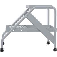 Aluminum Step Stand, 2 Step(s), 22-13/16" W x 24-9/16" L x 20" H, 500 lbs. Capacity EastCoast Offshore Supplies