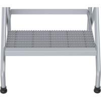 Aluminum Step Stand, 2 Step(s), 22-13/16" W x 24-9/16" L x 20" H, 500 lbs. Capacity EastCoast Offshore Supplies
