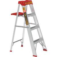 Step Ladder with Paint Tray, 4', Aluminum, 200 lbs. Capacity, Type 3 EastCoast Offshore Supplies