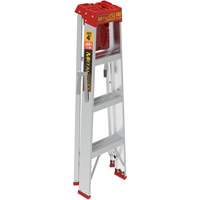 Step Ladder with Paint Tray, 4', Aluminum, 200 lbs. Capacity, Type 3 EastCoast Offshore Supplies