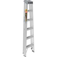 Step Ladder, 6', Aluminum, 225 lbs. Capacity, Type 2 EastCoast Offshore Supplies
