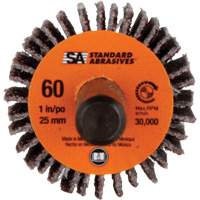 Meule &agrave; lamelles Standard Abrasives, Oxyde d'aluminium, Grain 60, 1" x 1" x 1/4" EastCoast Offshore Supplies