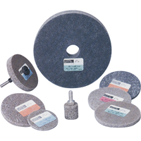 Meule homog&egrave;ne &agrave; faible densit&eacute; de s&eacute;rie 500 Standard Abrasives, 3" x 1/4", Arbre de 1/4", Grain de Moyen, Oxyde d'aluminium EastCoast Offshore Supplies