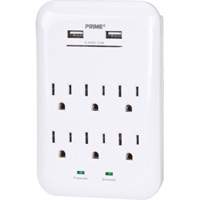 Prime&reg; USB Charger with Surge Protector EastCoast Offshore Supplies