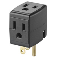 Grounded Triple Cube, 3 Outlet(s), None, 15 Amps, 1875 W, 125 V EastCoast Offshore Supplies