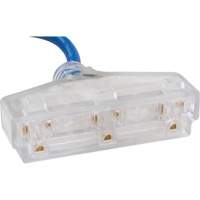 Cordon rallonge en caoutchouc TPE avec indicateur lumineux, Toutes saisons, SJEOW, AWG 14/3, 15 A, 3 prise(s), 25' EastCoast Offshore Supplies