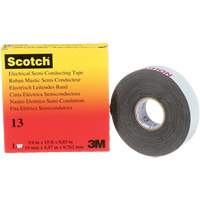 Scotch&reg; Electrical Semi-Conducting Tape, 19 mm (3/4") x 4.6 m (15'), Black, 30 mils EastCoast Offshore Supplies