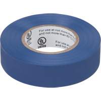 Ruban isolant, 19 mm (3/4") x 18 m (60'), Bleu, 7 mils EastCoast Offshore Supplies