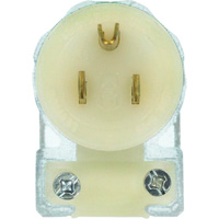 Angled Hospital Grade Extension Plug, Nylon, 15 Amps, 125 V EastCoast Offshore Supplies