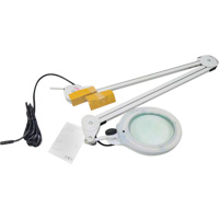 Magnifying Lamp, 3 Diopter, LED Light, 45" Arm, C-Clamp, Grey EastCoast Offshore Supplies