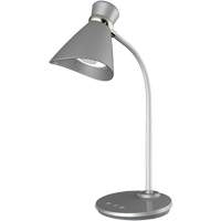 Lampe de bureau, 6 W, DEL, Col 16", Argent EastCoast Offshore Supplies