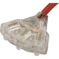 Generator Extension Cord with Tritap, STW, 10 AWG, 3 Outlet(s), 25' EastCoast Offshore Supplies