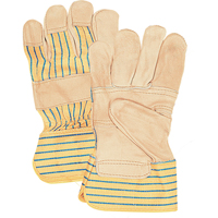 Fitters Patch Palm Gloves, Large, Grain Cowhide Palm, Cotton Inner Lining YC386R | EastCoast Offshore Supplies